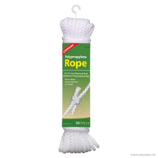 Polypropylene Rope (50′) – White